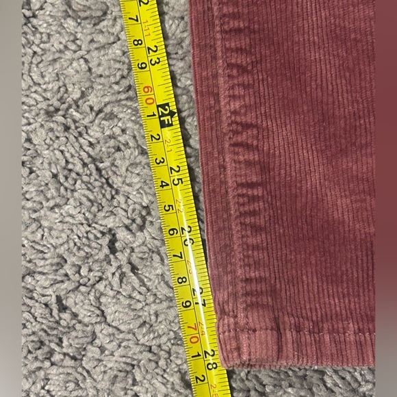 PILCRO Anthropologie Corduroy Pants Slim Boyfriend Crop Size 26 - Picture 6 of 6